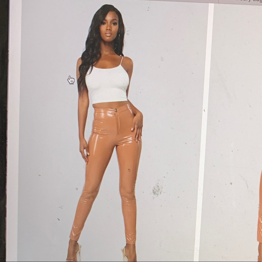 Tan Latex Pant